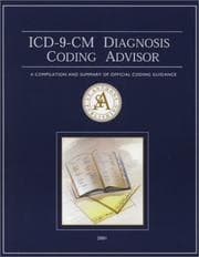 Tapa de ICD-9-CM Diagnosis Coding Advisor 2001