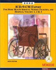 Tapa de ICD-9-CM Expert for Home Health Services, Nursing Facilities, and Hospices, Volumes 1, 2, & 3, 2002