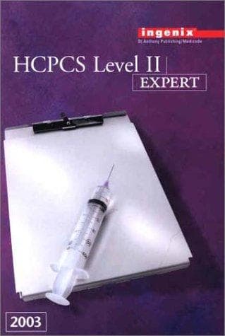 Tapa de 2003 HCPCS Expert