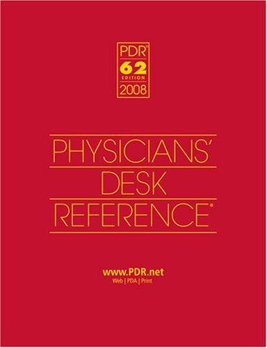 Tapa de Physicians Desk Reference 2008