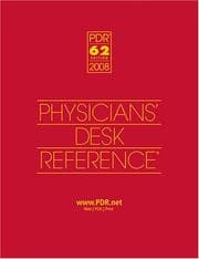 Tapa de Physicians Desk Reference 2008