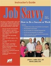 Tapa de Job Savvy Instructor's Guide