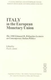 Tapa de Italy in the European Monetary Union
