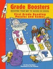 Tapa de First Grade Reading Puzzles & Games (Grade Boosters Series)