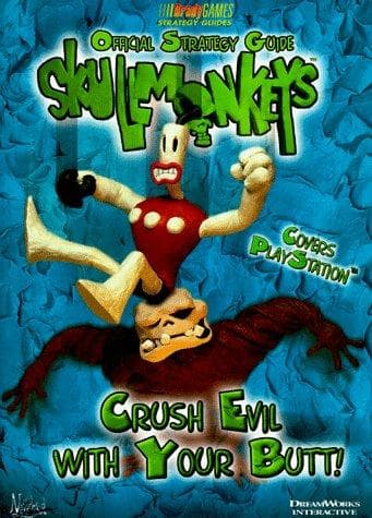 Tapa de SKULLMONKEYS, OFFICAL GUIDE TO