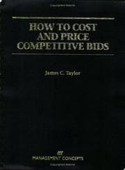 Tapa de How to Cost and Price Competitive Bids