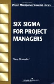 Tapa de Six Sigma for Project Managers (Project Management Essential Library)