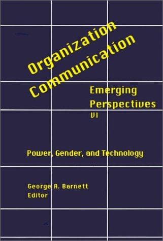 Tapa de Organization-Communication: Emerging Perspectives, Volume 6