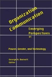 Tapa de Organization-Communication: Emerging Perspectives, Volume 6