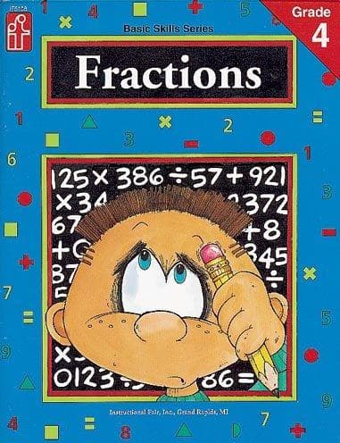 Tapa de Fractions, Grade 4