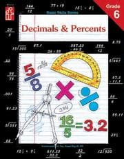 Tapa de Decimals and Percents, Grade 6