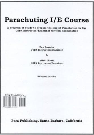 Tapa de Parachuting I-E Course