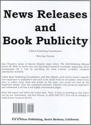 Tapa de News Releases and Book Publicity