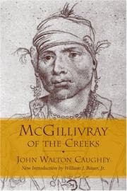 Tapa de McGillivray of the Creeks (Southern Classics)