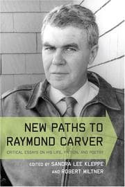 Tapa de New paths to Raymond Carver