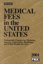 Tapa de Medical Fees in United States 2001