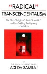 Tapa de Radical  Transcendentalism