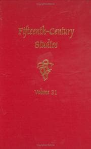 Tapa de Fifteenth-Century Studies