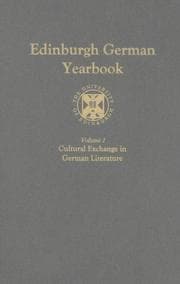 Tapa de Cultural Exchange in German Literature Vol. 1