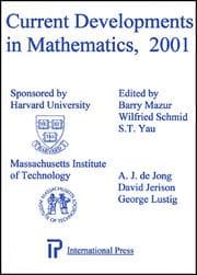 Tapa de Current Developments in Mathematics 2001