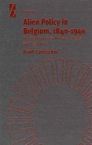 Tapa de Alien Policy in Belgium, 1840-1940