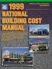 Tapa de 1999 National Building Cost Manual (23rd ed)