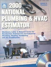 Tapa de 2000 National Plumbing & Hvac Estimator (National Plumbing and  Hvac Estimator, 2000)