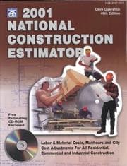 Tapa de 2001 National Construction Estimator (National Construction Estimator, 49th ed)