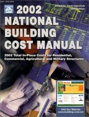 Tapa de 2002 National Building Cost Manual