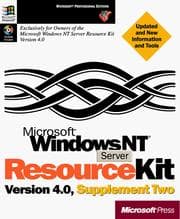Tapa de Microsoft Windows NT Server Resource Kit Version 4.0, Supplement Two