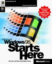 Tapa de Microsoft Windows 98 Starts Here