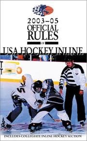 Tapa de The official rules of USA Hockey InLine