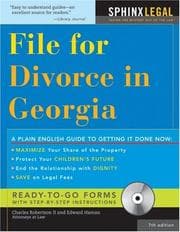 Tapa de File for Divorce in Georgia, 7E (Legal Survival Guides)
