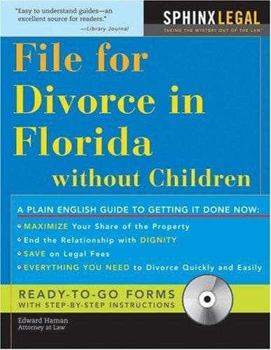 Tapa de File for Divorce in Florida Without Children