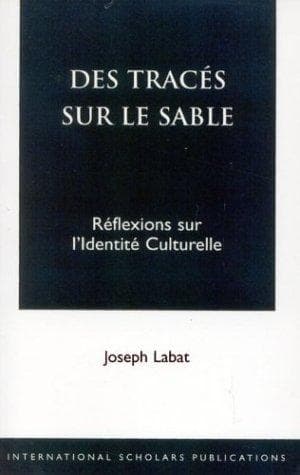 Tapa de Des Traces Sur Le Sable