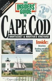 Tapa de Insiders' Guide to Cape Cod, Nantucket and Martha's Vineyard