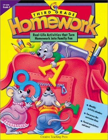 Tapa de Third Grade Homework