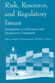 Tapa de The First International Conference on Remediation of Chlorinated and Recalcitrant Compounds
