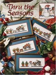 Tapa de Thru the Seasons, cross stitch (Leisure Arts #2719)