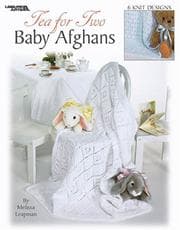 Tapa de Tea for Two Baby Afghans (Leisure Arts #3381)