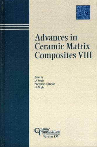 Tapa de Advances in ceramic matrix composites VIII