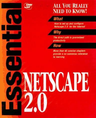 Tapa de Essential Netscape Navigator 2.0