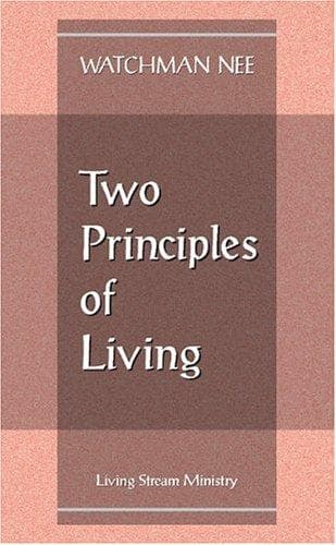 Tapa de Two Principles of Living