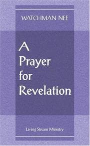 Tapa de A Prayer for Revelation