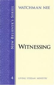 Tapa de Witnessing (New Believer's Series)