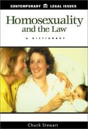 Tapa de Homosexuality And The Law