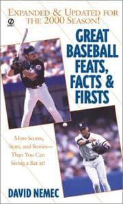 Tapa de Great Baseball Facts, Feats, and First 2001 Edition