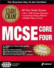 Tapa de MCSE Core Four Exam Cram Pack, Third Edition (Exam: 70-058, 70-067, 70-068, 70-073)