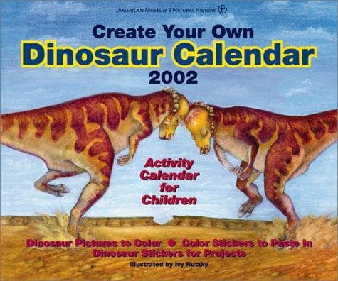 Tapa de Create Your Own Dinosaur Calendar 2002