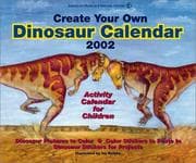 Tapa de Create Your Own Dinosaur Calendar 2002